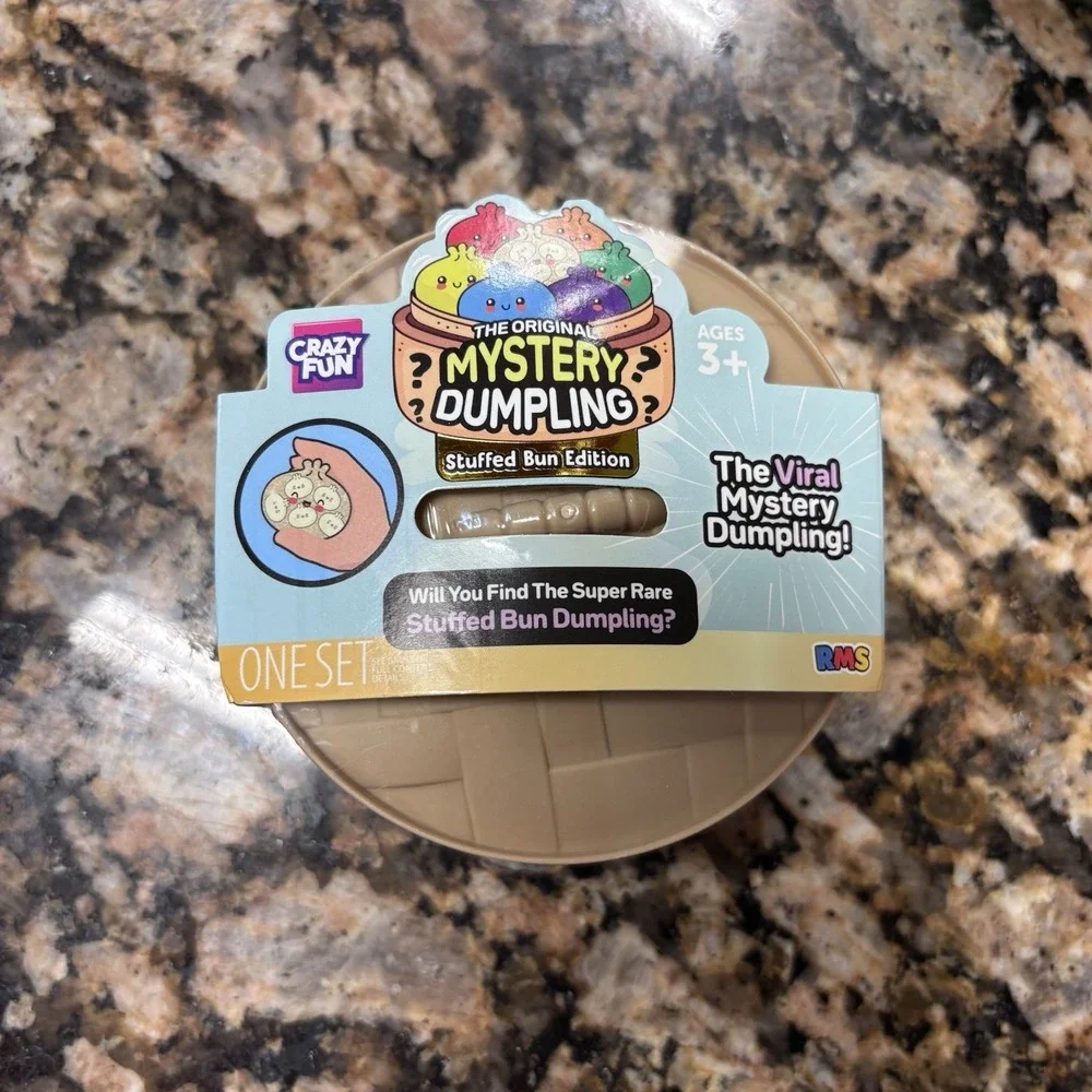 RMS Crazy Fun Mystery Dumpling Stuffed Bun Edition Squishy Sealed NEW